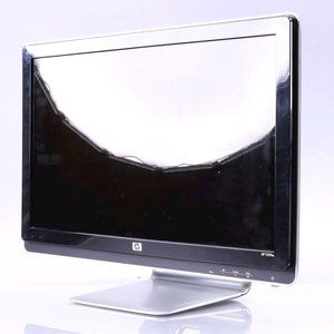 HP 2159m LCD 21" black computer Monitor tested and working mini tv screen